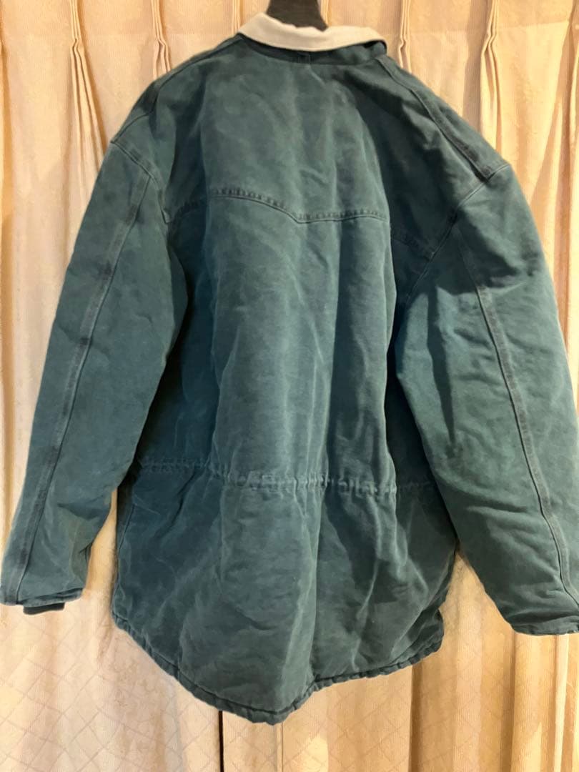 90年代 USA製 Carhartt カーハート ダック ワークジャケット緑