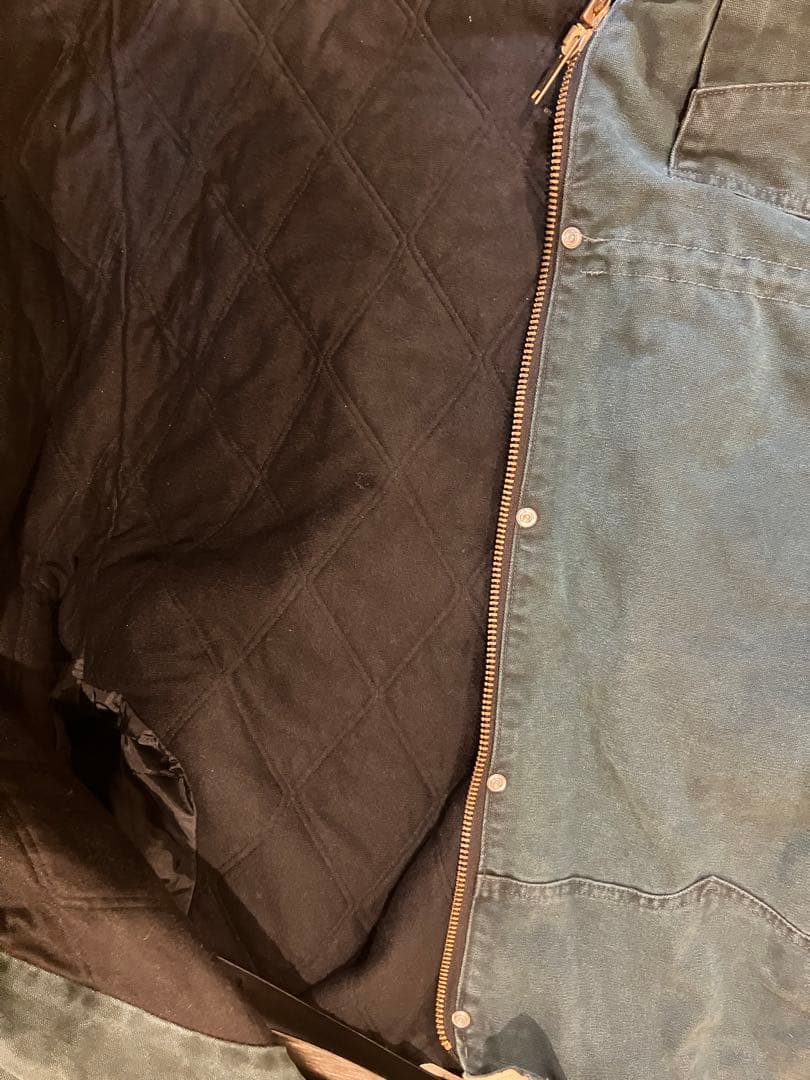 90年代 USA製 Carhartt カーハート ダック ワークジャケット緑