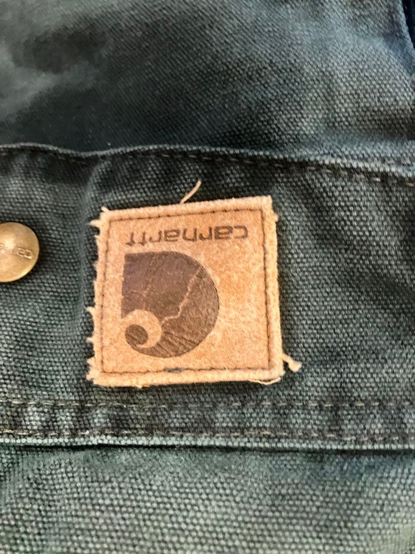 90年代 USA製 Carhartt カーハート ダック ワークジャケット緑