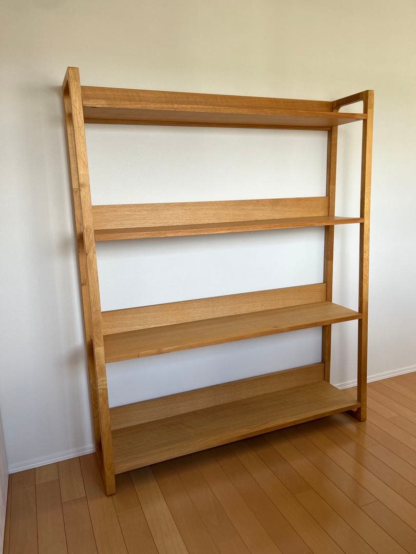 アクタス 木製ラック 棚 4段 ナチュラル