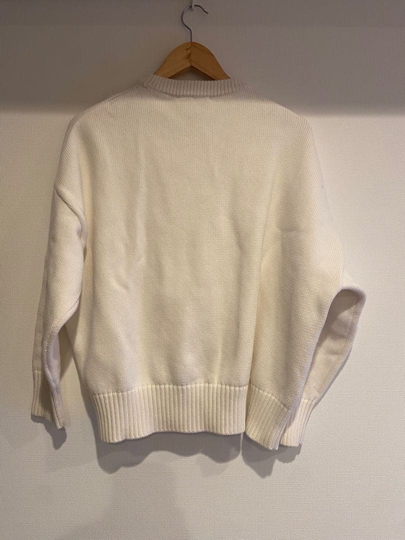 み Ami Paris アミ クルーネック コットン ニット M