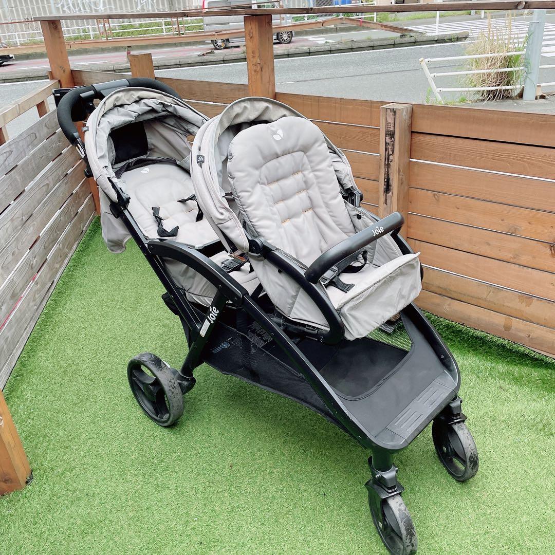 【美品】Joie ベビーカー エヴァライトデュオ二人乗りベビーカー 送料込み！
