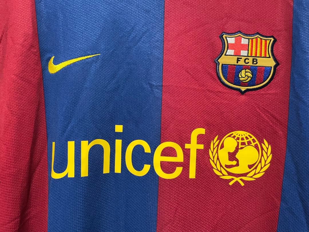 【正規品】メッシ　バルセロナ　06/07 ホームレプリカ　難あり