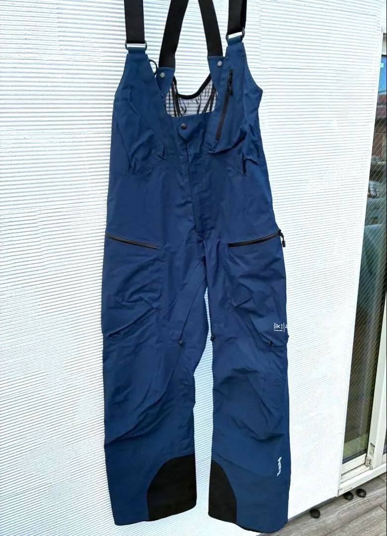 ak457 GORE-TEX ネイビー GUIDE ビブ スノーボードウェア L