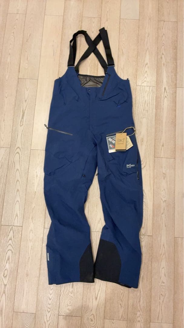 ak457 GORE-TEX ネイビー GUIDE ビブ スノーボードウェア L