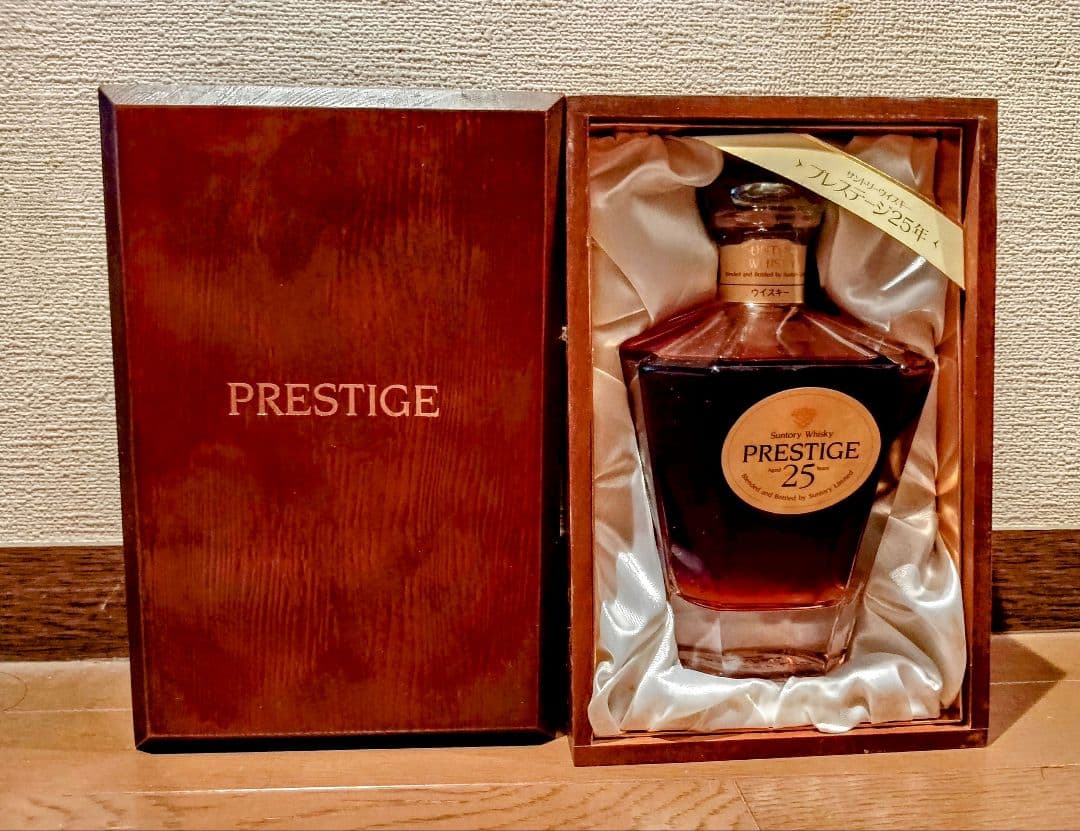 ★未開栓★SUNTORY★サントリー プレステージ　25年★木箱付き