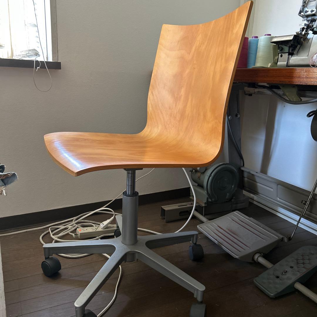 無印良品　デスクチェア　昇降チェア 　【美品】