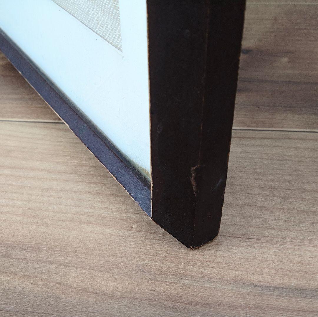 《値下げOK》​北欧 ビンテージ 刺繍フレーム 牛 カットチャート 額付