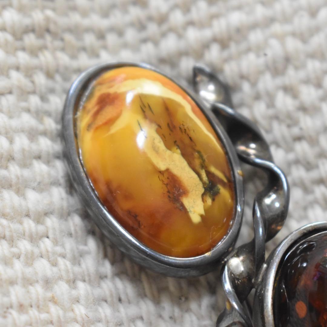 近年 GRANPIE 素敵なブローチ✨手織りコットン ロングコート L 生成り