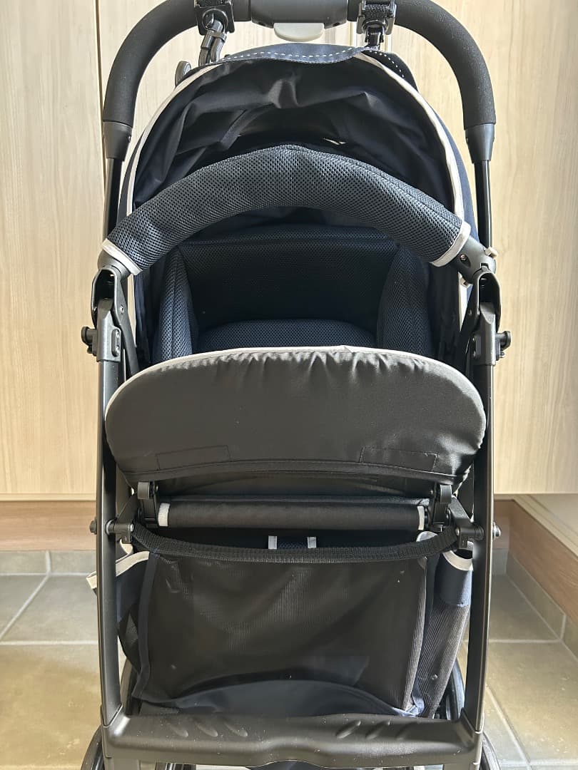 【美品‼️】12/15まで値下げ中！ベビーカー　デヨーネレジェe ネイビー　A型