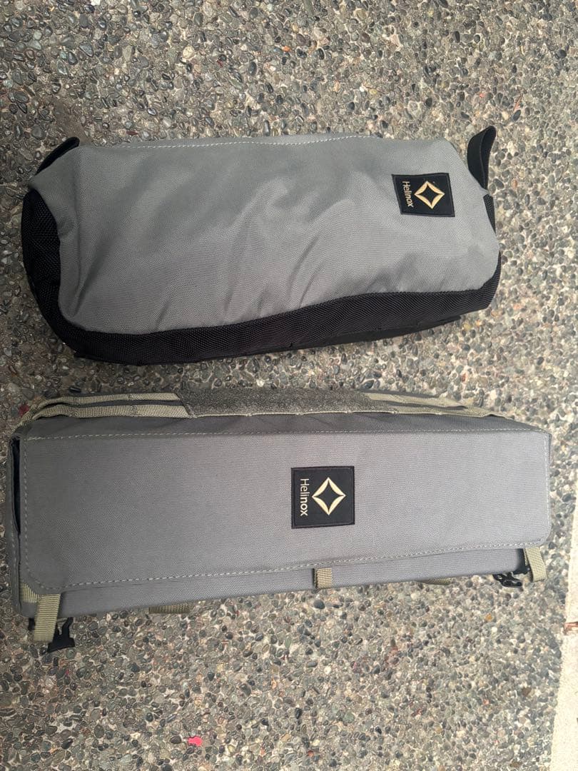 廃盤レア色セット　ヘリノックス　タクティカルチェア、サイドストレージSフォリッジ