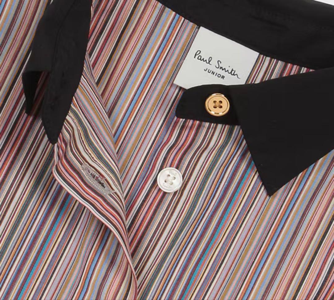 Paul Smith JUNIOR シグネチャーストライプ半袖ワンピース