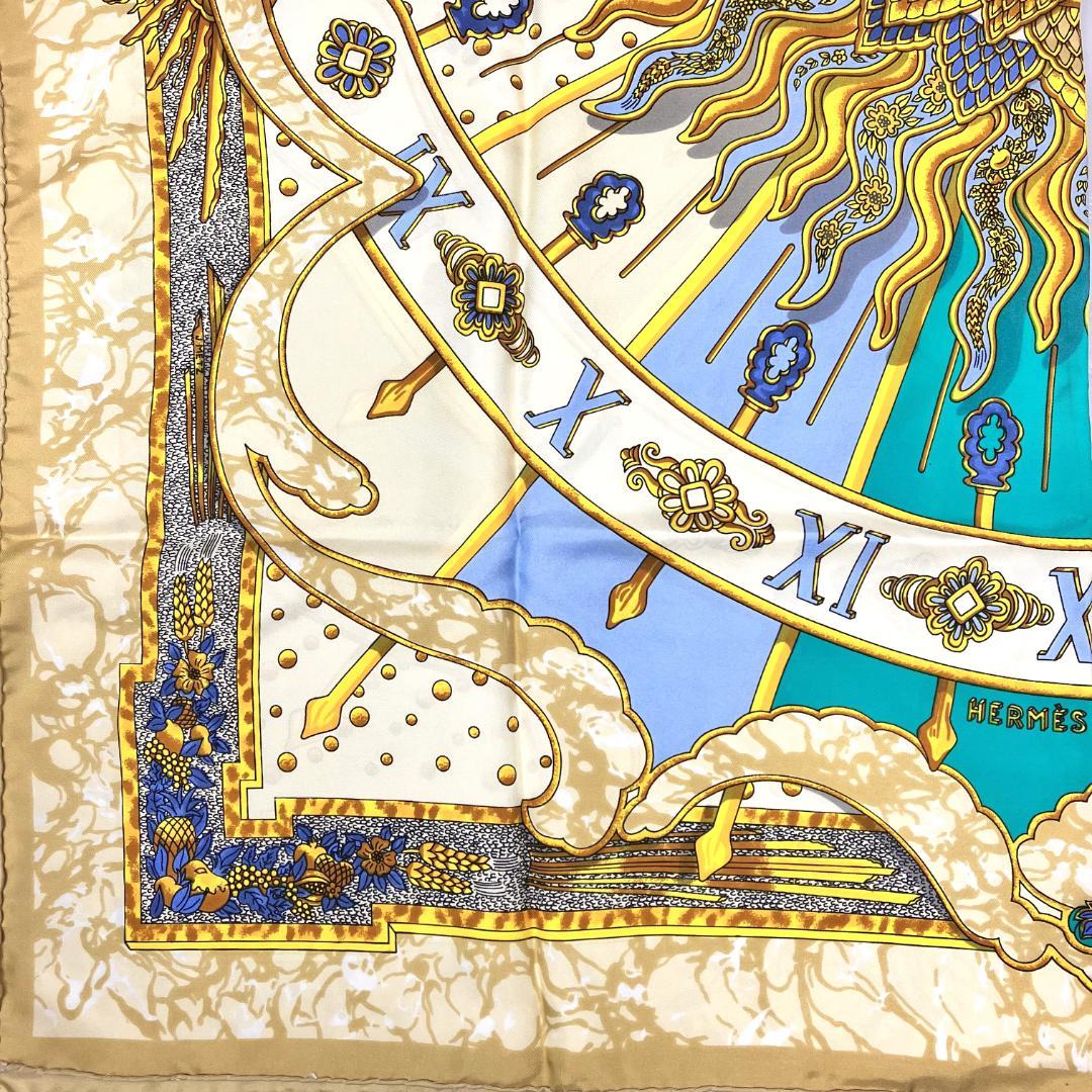 HERMES エルメス カレ90 CARPE DIEM シルク スカーフ