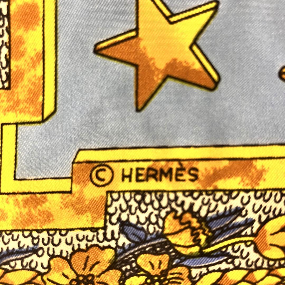 HERMES エルメス カレ90 CARPE DIEM シルク スカーフ