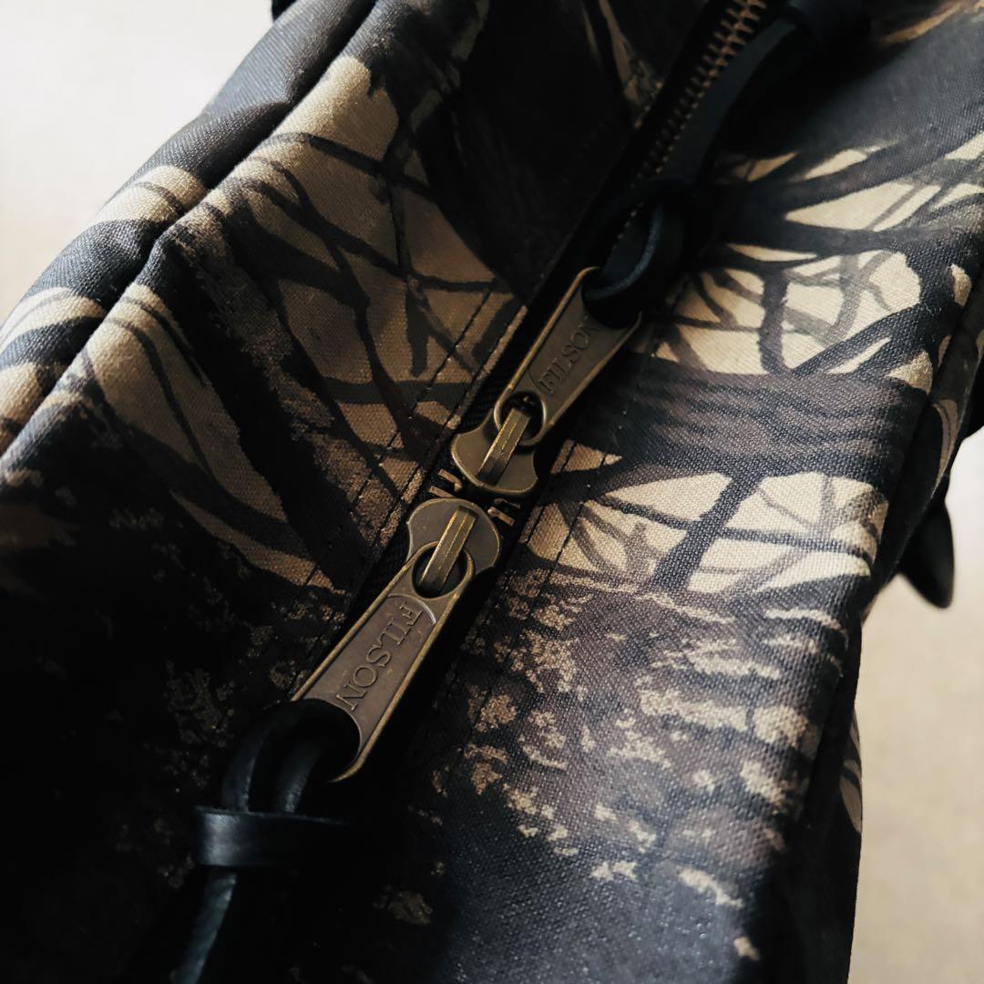 新品未使用タグ付 フィルソン ジッパートートバッグ ウッドカモ 肩掛け A4収納