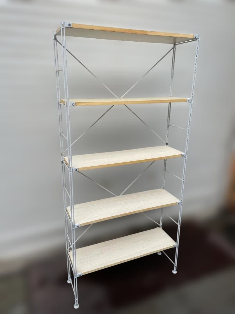 ★ MUJI 無印良品 スチールユニット シェルフ H176xW84xD25cm