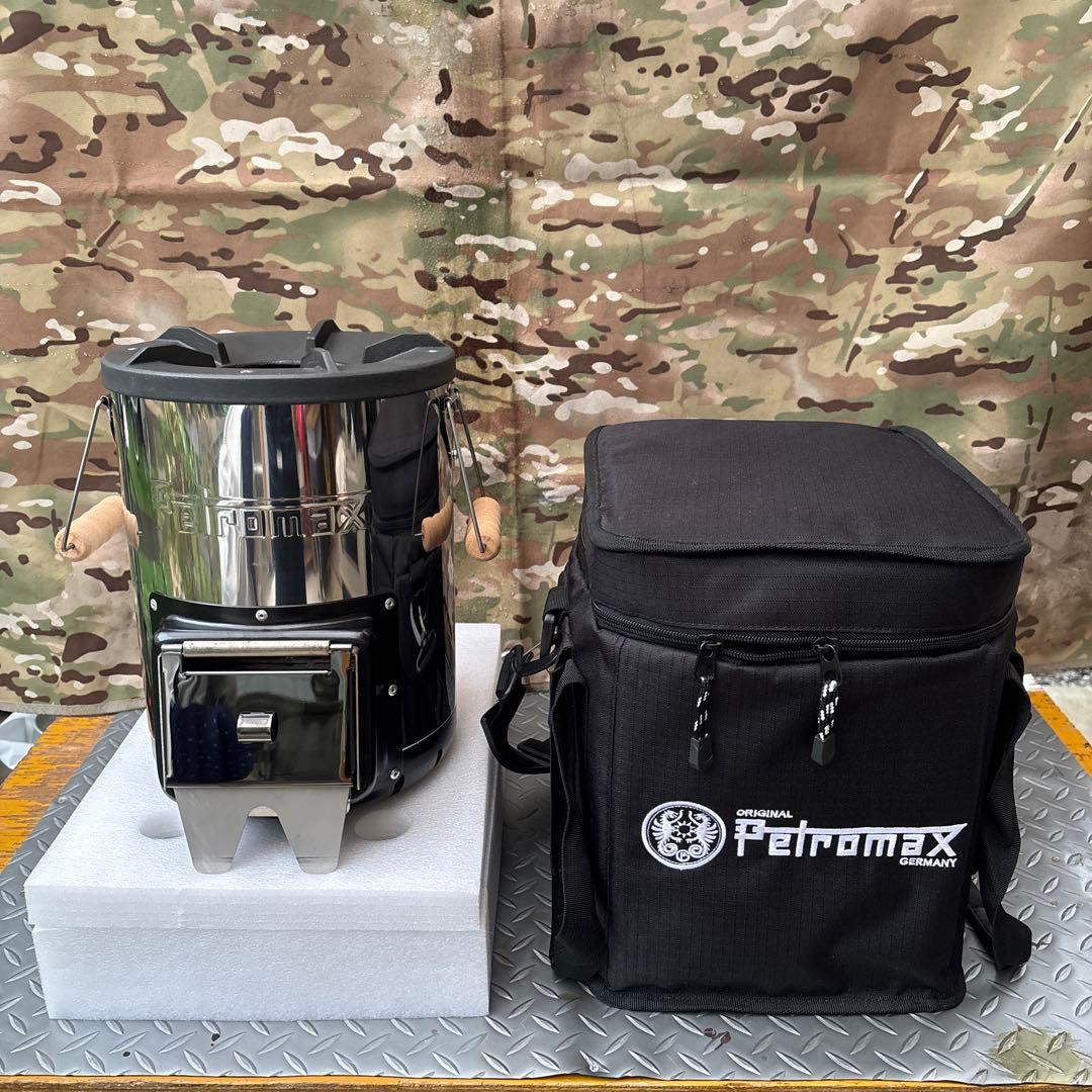 二次燃焼 Petromax ペトロマックス　ロケットストーブ　ケース付き