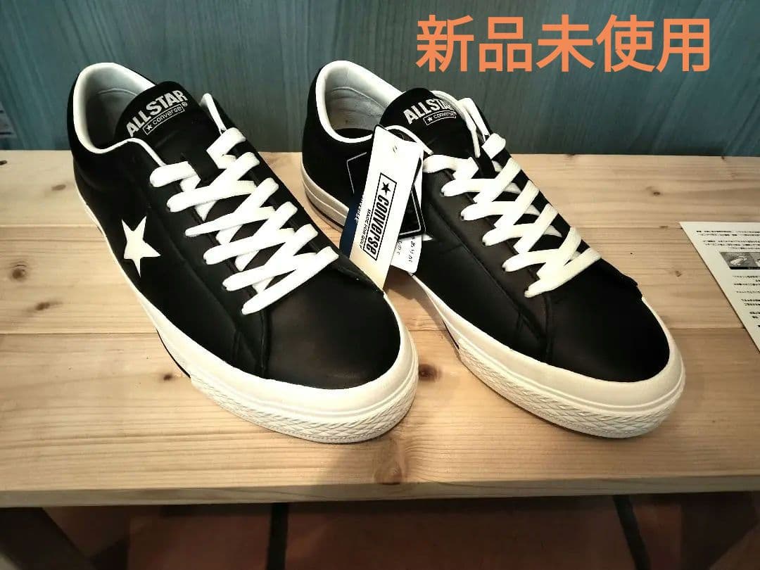 CONVERSE ONE STAR GF ブラック/ホワイト 6 USA