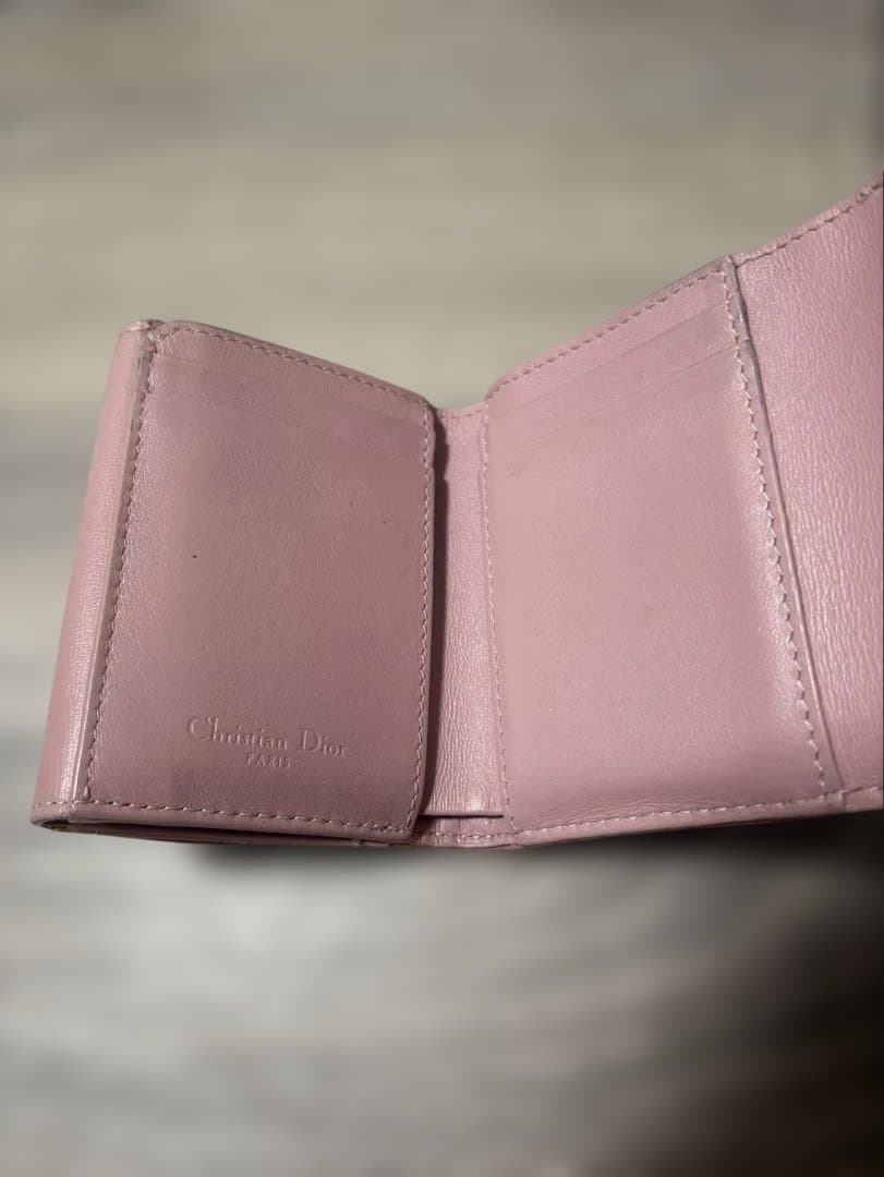 Lady Dior ロータスウォレット 三つ折財布