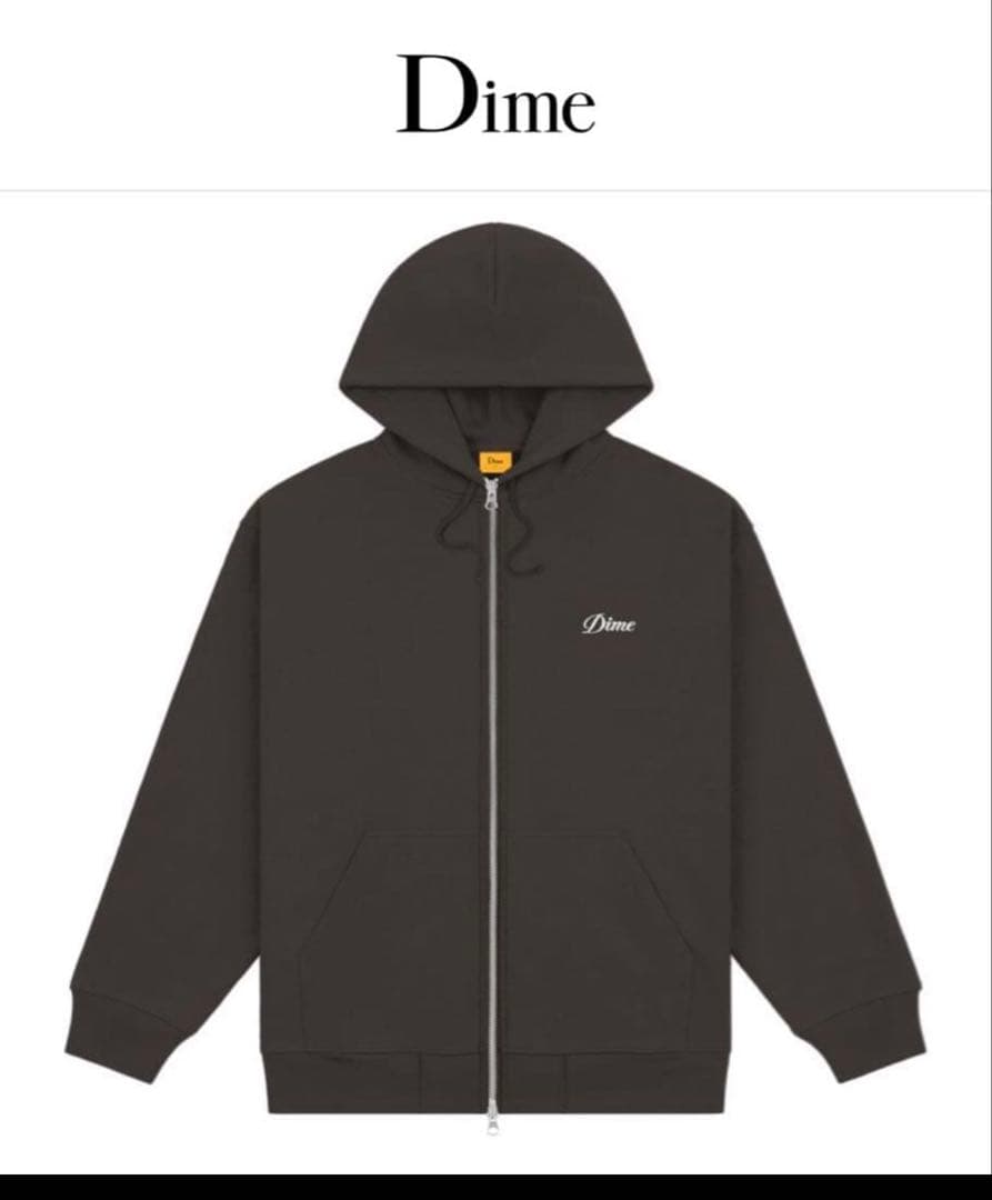 Dime ダブルジップパーカー