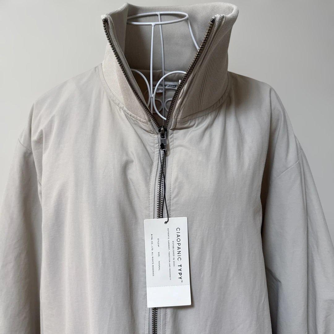 【新品タグ付】チャオパニックティピー スタンドカラーボリュームスリーブコート 白