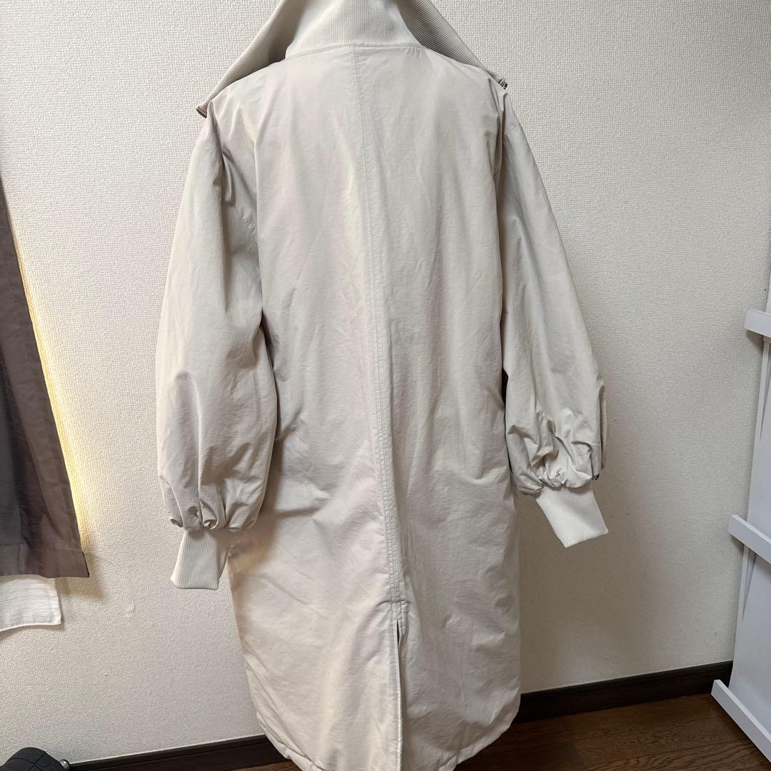 【新品タグ付】チャオパニックティピー スタンドカラーボリュームスリーブコート 白