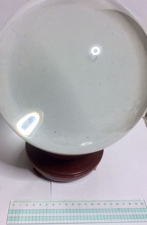 溶連水晶 水晶玉 置物　約10kg前後