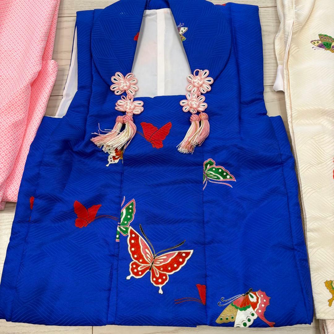 七五三 子供　着物　セット　3歳　被布　5点セット