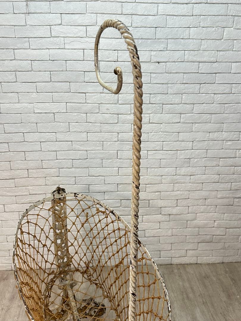 【東京都内23区配送無料】アンティーク　フランス製　ベビーベッド　什器　店舗　棚