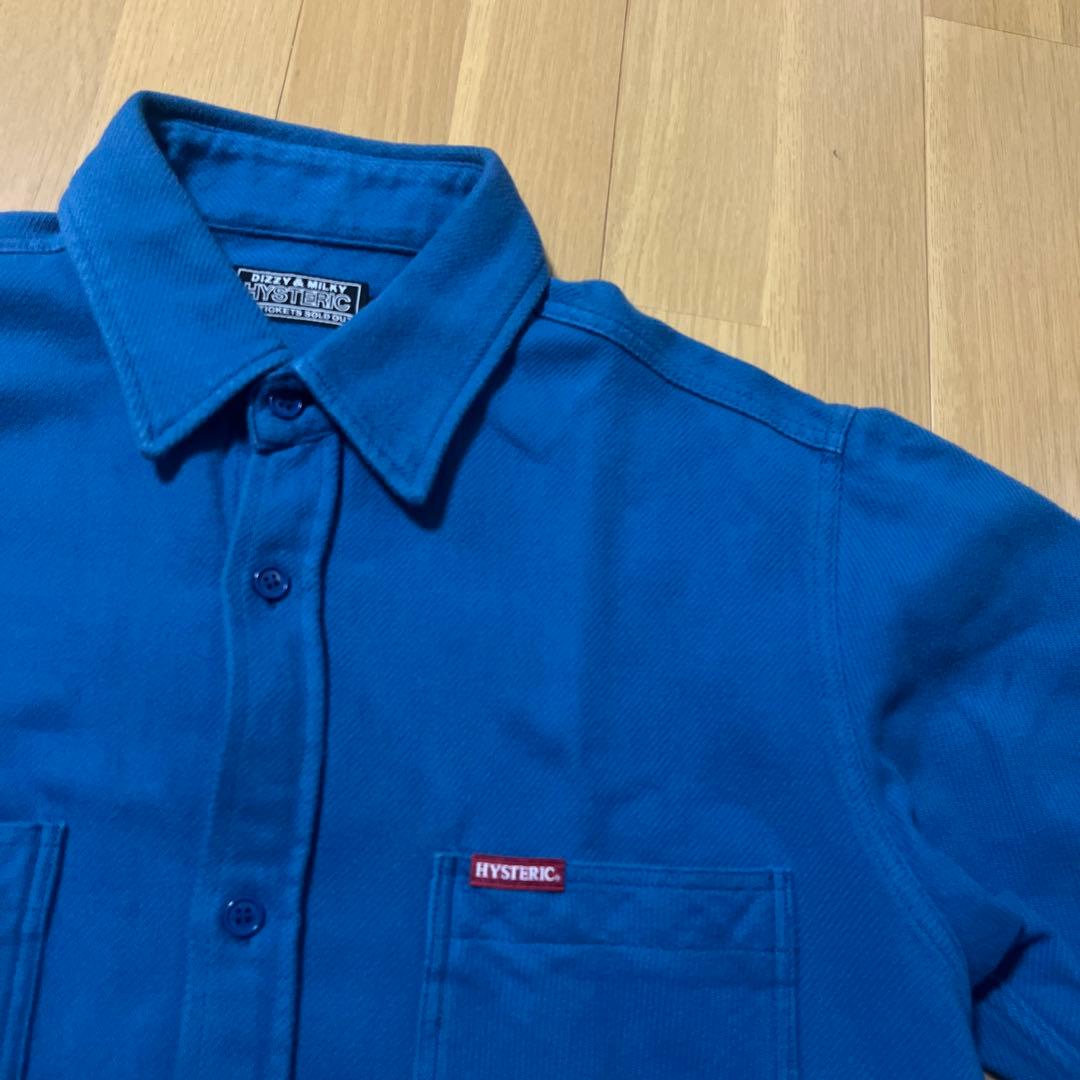 ヒステリックグラマー メンズL ヴィクセンガール ロゴ ネルシャツジャケット