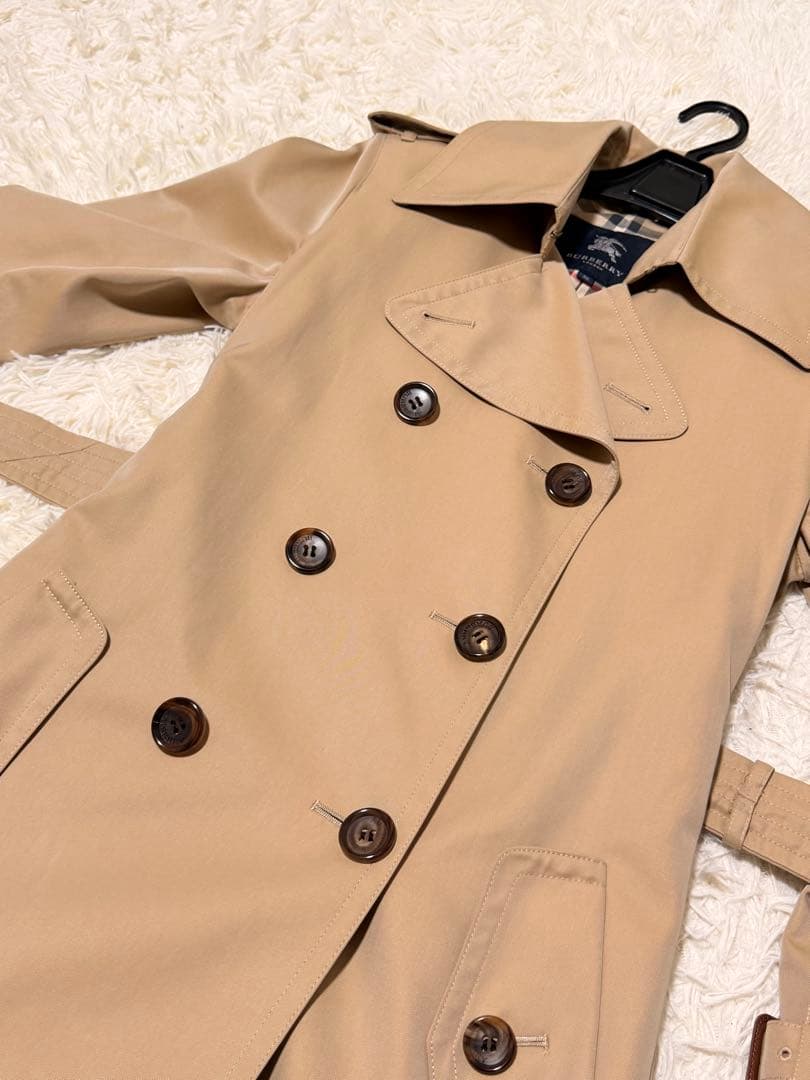 しめじさん専用　バーバリーロンドン　トレンチコート　メガチェック　ハニーベージュ
