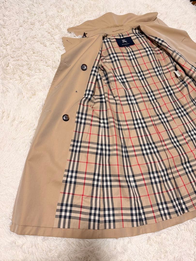 しめじさん専用　バーバリーロンドン　トレンチコート　メガチェック　ハニーベージュ