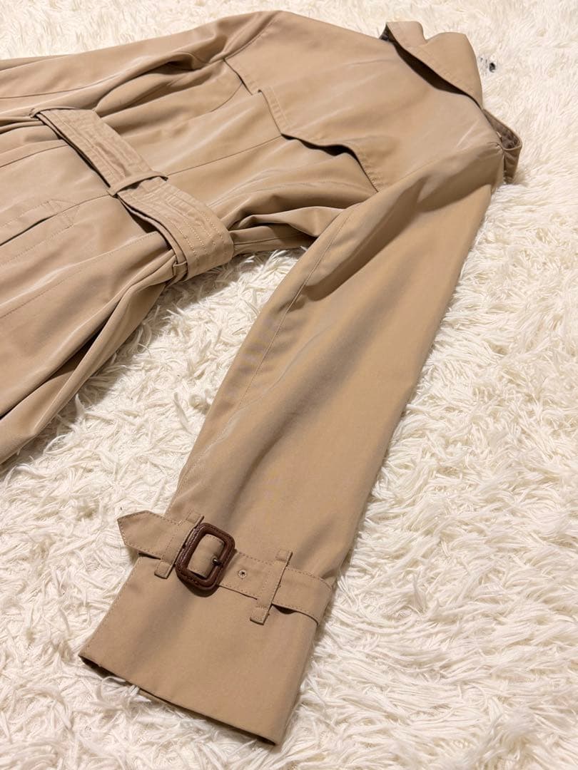 しめじさん専用　バーバリーロンドン　トレンチコート　メガチェック　ハニーベージュ