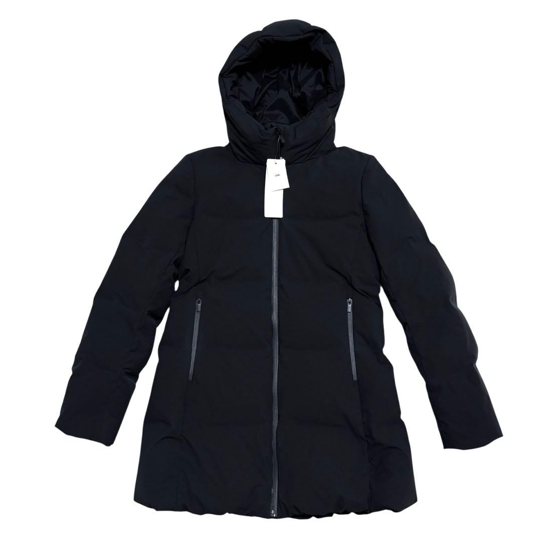 新品 ユニクロ ストレッチ シームレスダウン ショートコート M ブラック