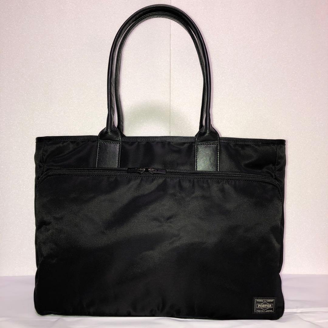 現行タグ✨未使用級 ポータ タイム トートバッグ A4可 大容量 黒 吉田カバン