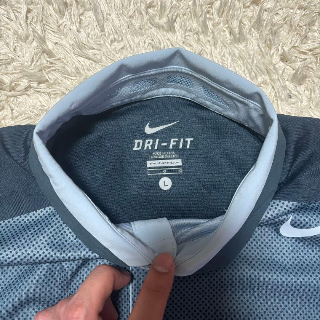 フェデラー　ナイキ　ポロシャツ テニス　ウェア　L RF nike