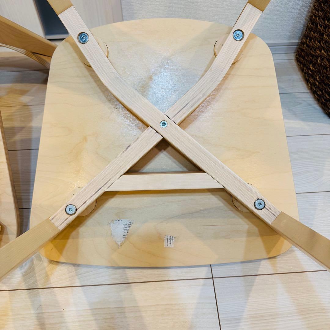 [IKEA]イケア　LISABO リーサボー チェア アッシュ2脚セット ①