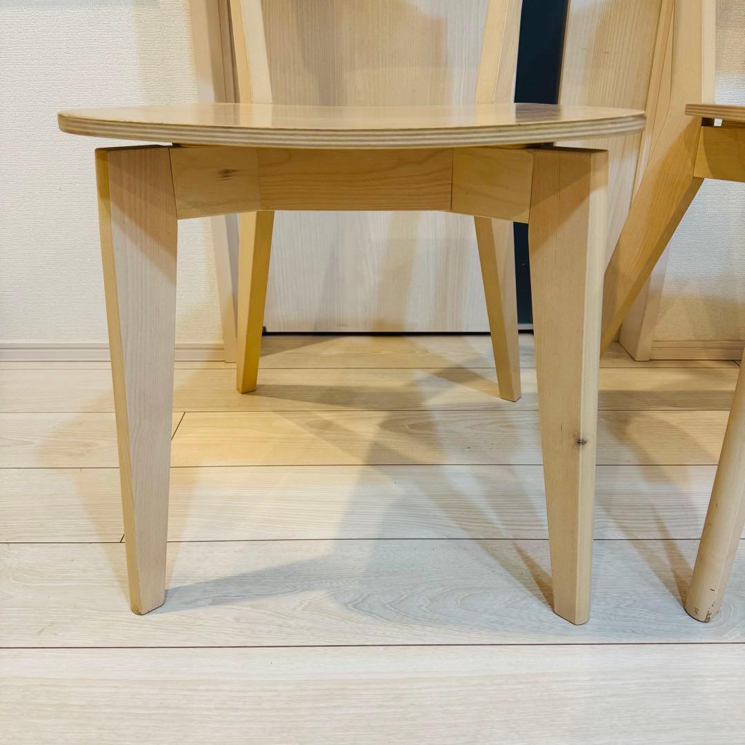 [IKEA]イケア　LISABO リーサボー チェア アッシュ2脚セット ①