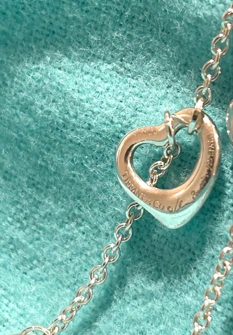 TIFFANY オープンハート　シルバー　ブレスレット　5連Tiffany&co