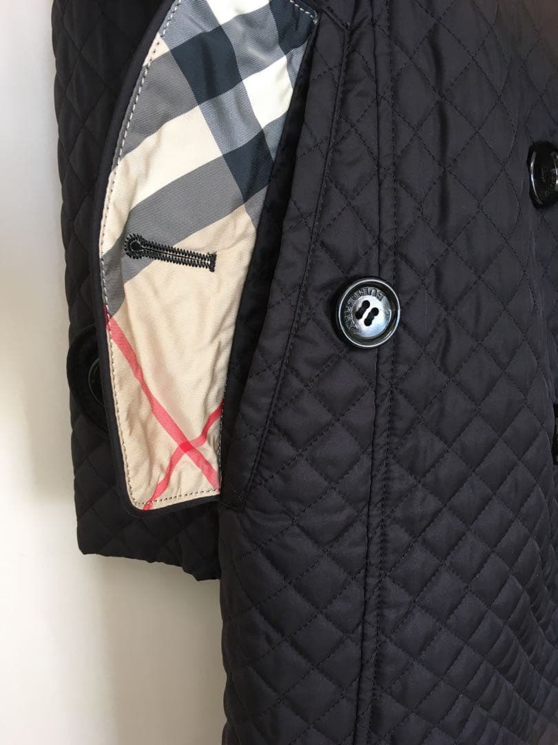 美品　バーバリーロンドン　キルティング ロングコート