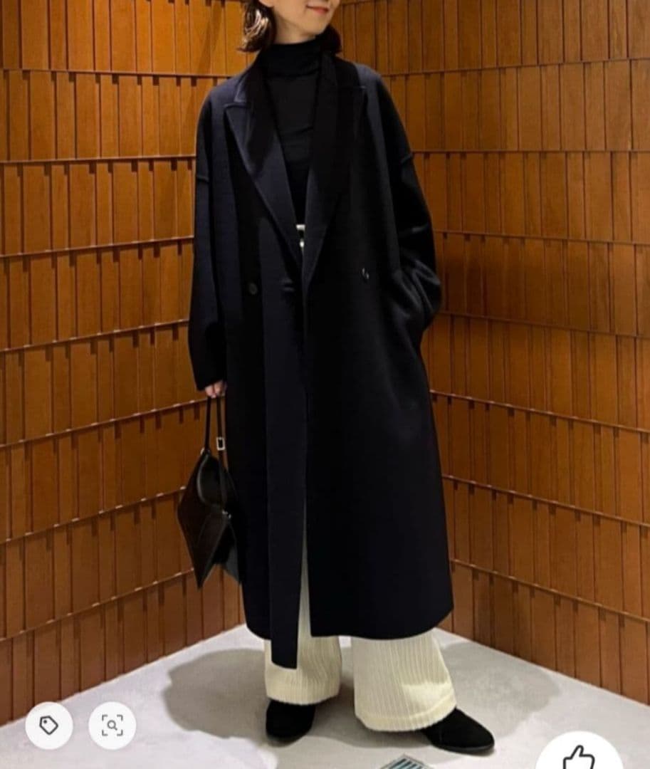 TOMORROWLAND .B リバー ウール ロング コート