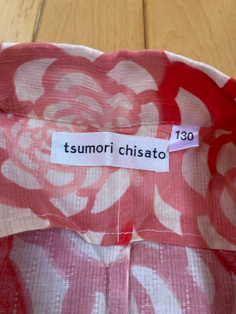 ツモリチサト130 浴衣　女の子　薔薇柄