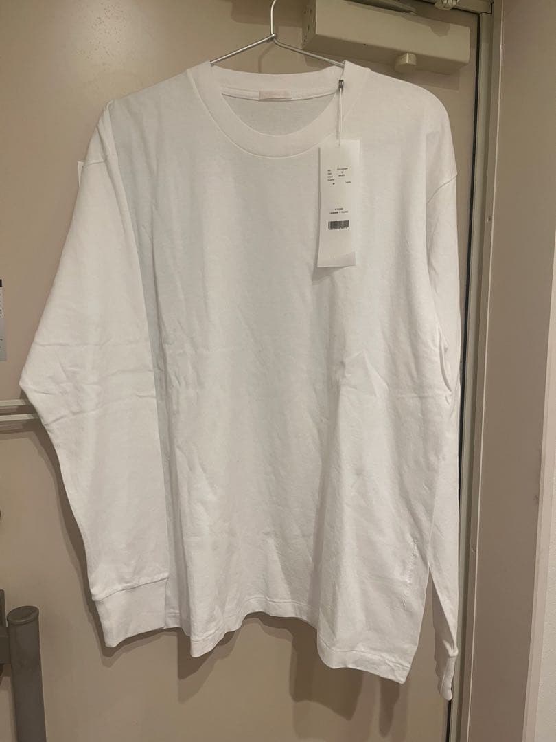 【新品】COMOLI（コモリ）コットンジャージ 長袖Tシャツ　ホワイト　2