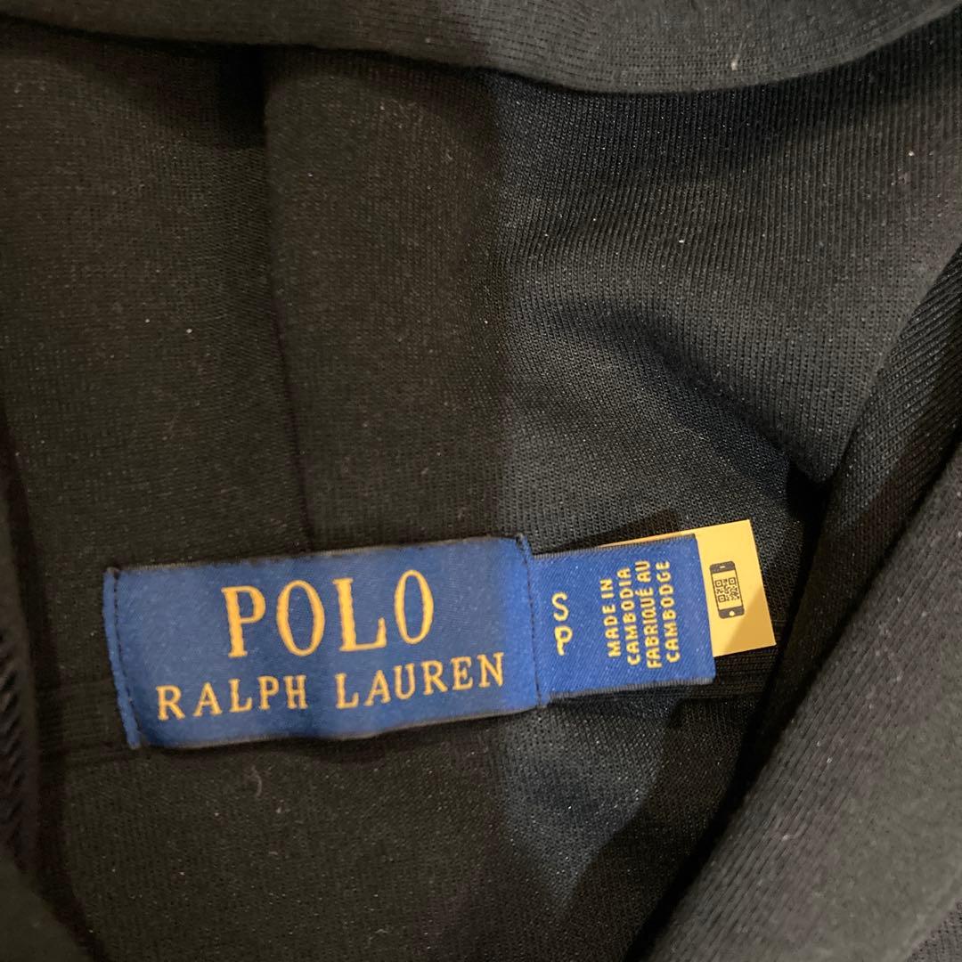 ⭐️美品　Polo Ralph Lauren 黒 フルジップパーカー S