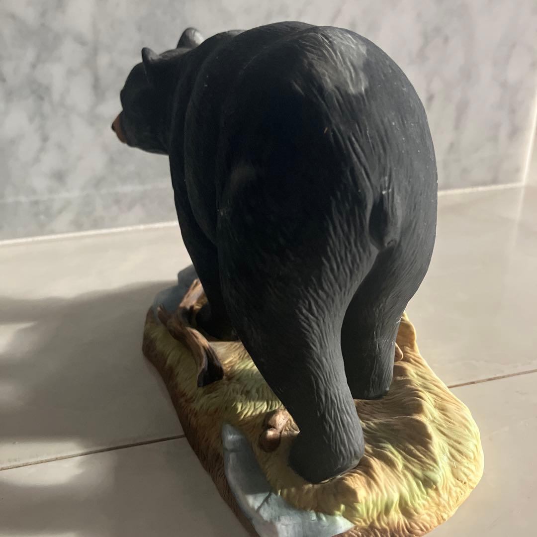 アメリカ90年代名門Andrea社生きているように生命力のある瞳のクマの陶器