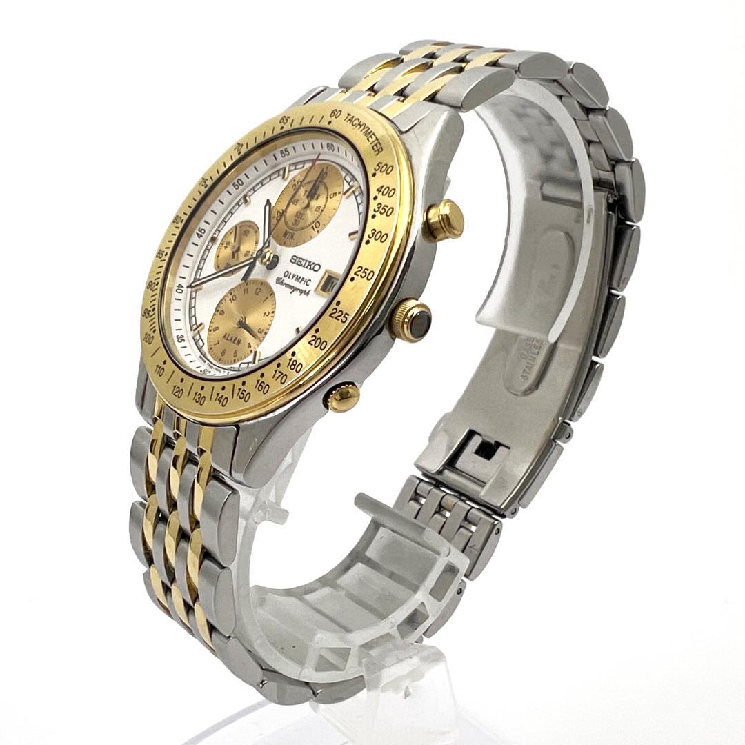 ★稼動品 SEIKO セイコー クロノグラフ アラーム 7T42-7A50★