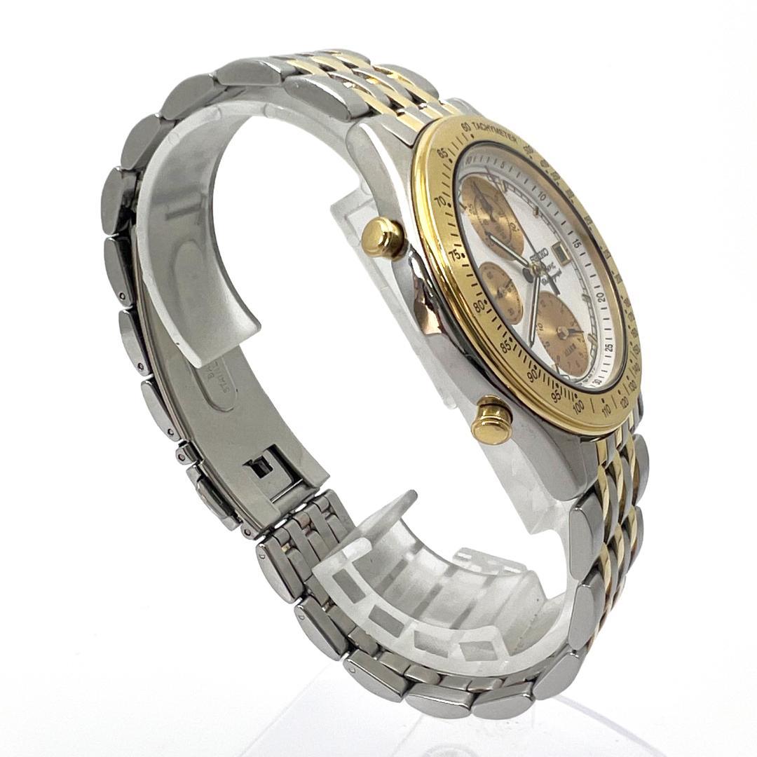 ★稼動品 SEIKO セイコー クロノグラフ アラーム 7T42-7A50★