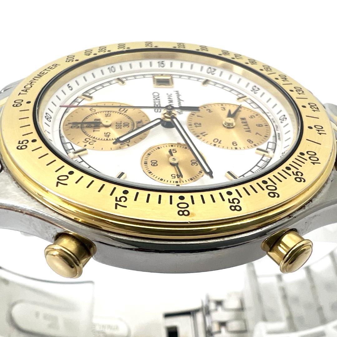 ★稼動品 SEIKO セイコー クロノグラフ アラーム 7T42-7A50★