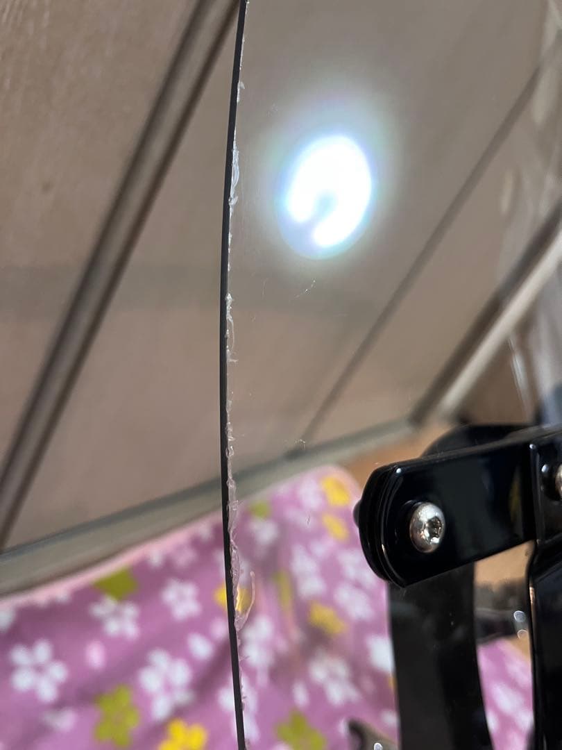 ハーレー クイックリリース コンパクトウインドシールド ブラック58706-09