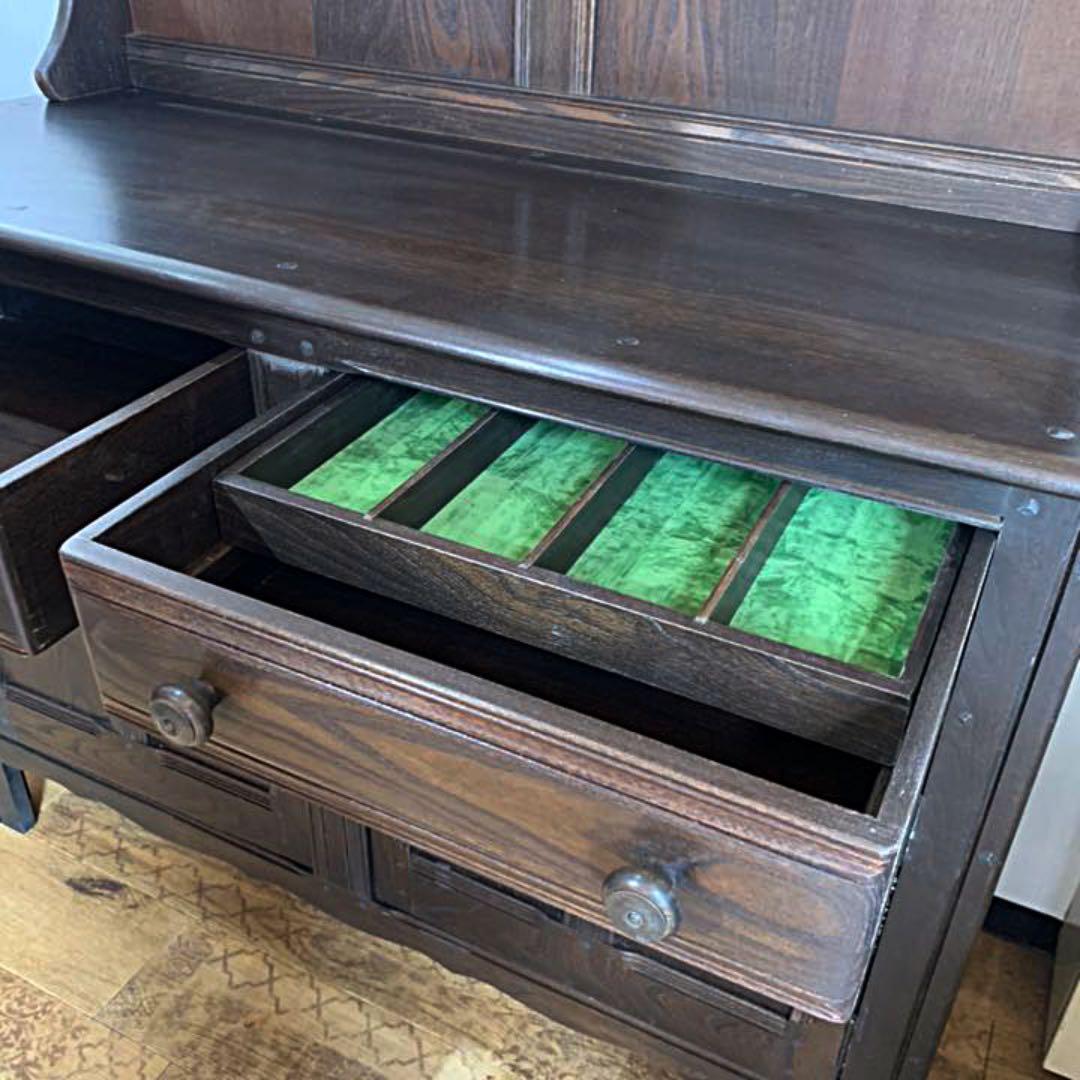 英国　ヴィンテージ　アーコール　飾り棚